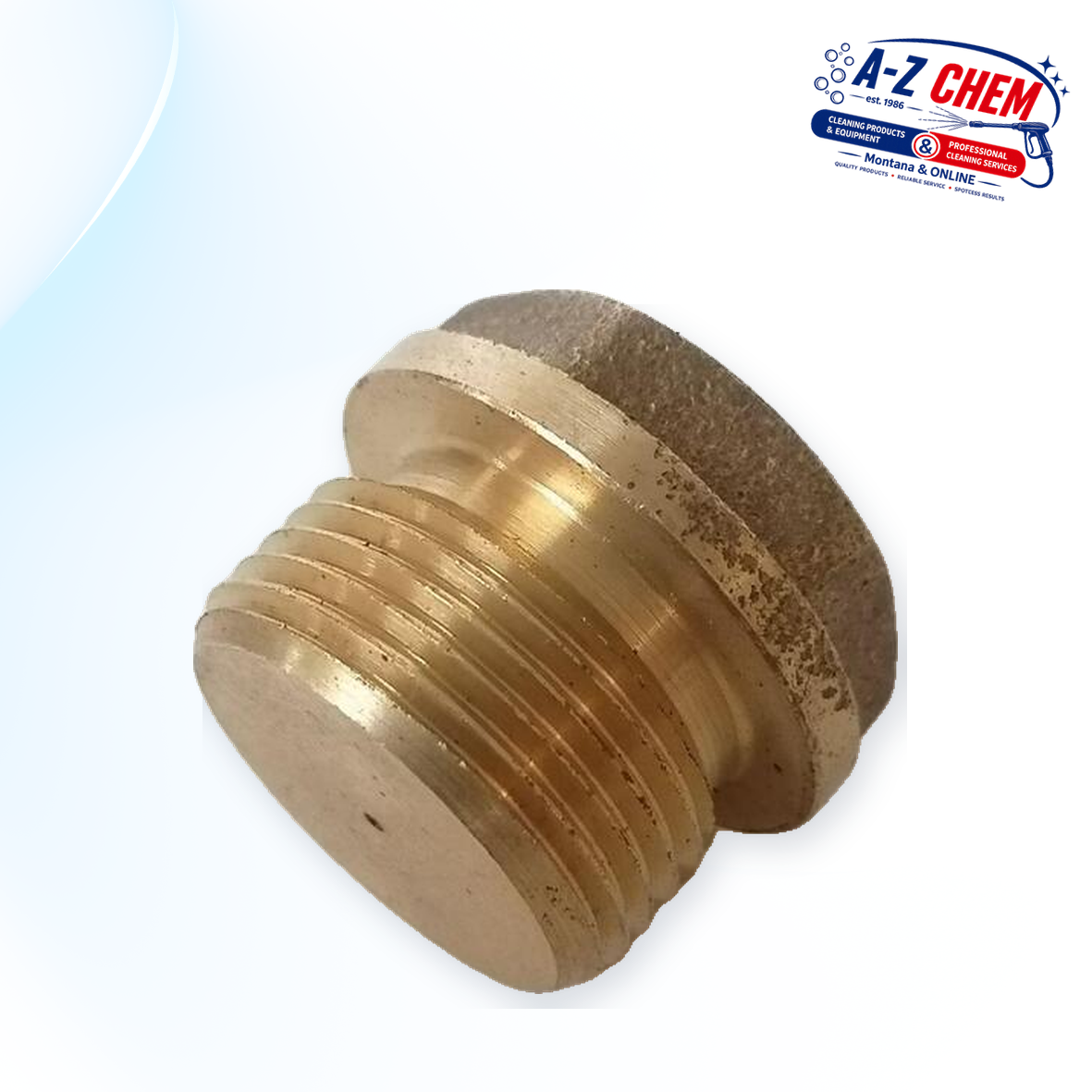 Bolt for 2.2kW/4.0kW Cylinder Heads to Mount a Pressure Gauge - product detail view 4 - A-Z Chem South Africa