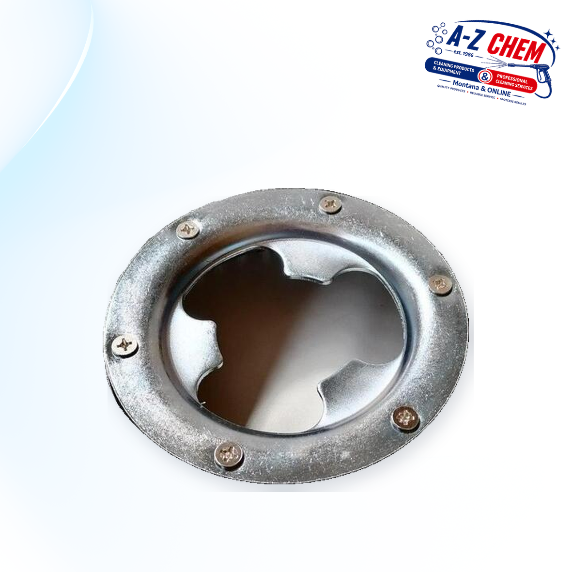 Carpet Brush Metal Catchplate for the Rotary - Floor Cleaning Machine Accessory - product detail view 4 - A-Z Chem South Africa
