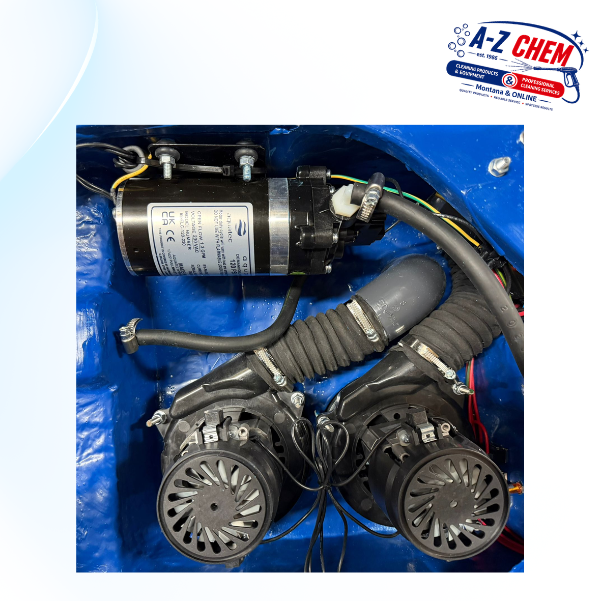 Carpet Cleaning Machine K352 - product detail view 7 - A-Z Chem South Africa