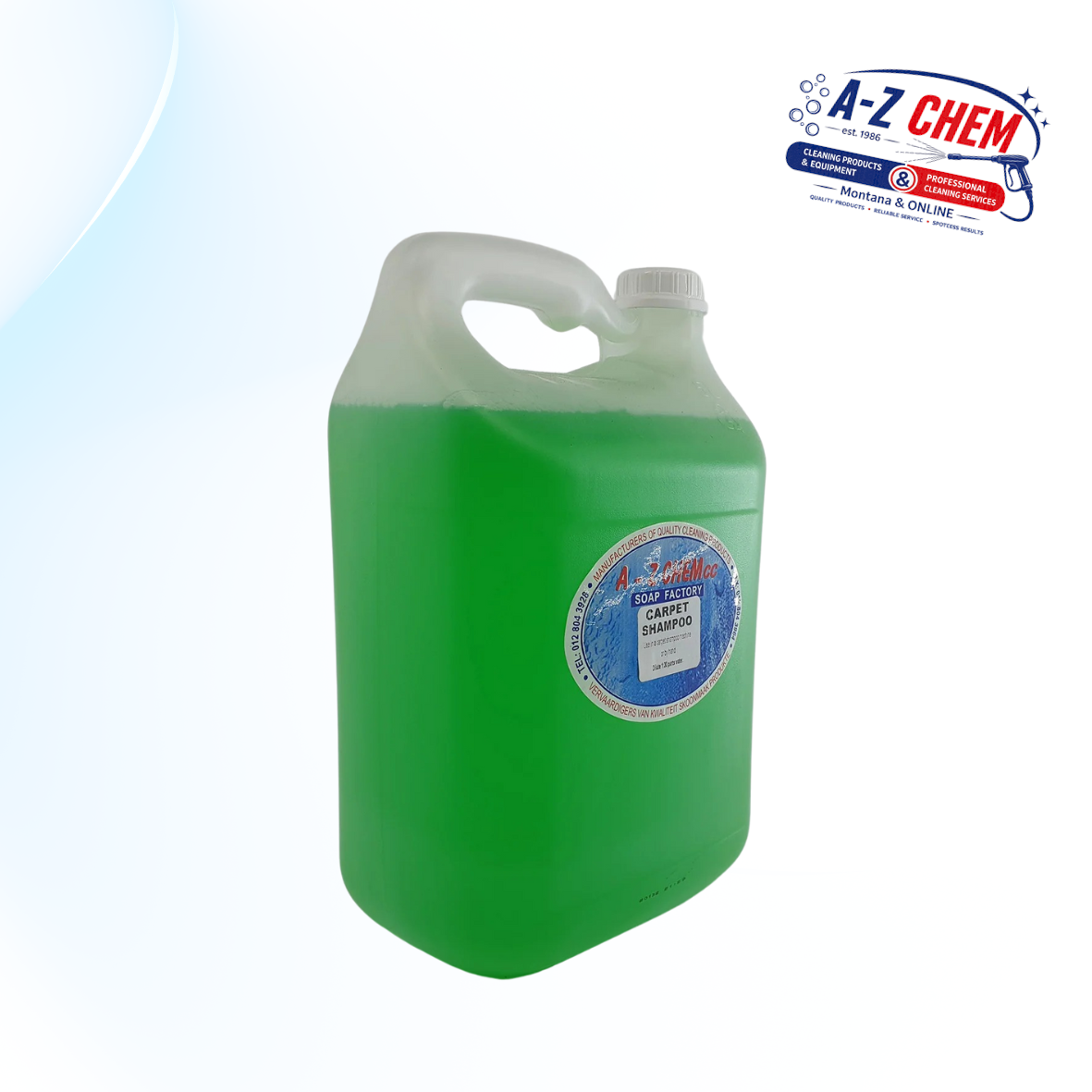 Carpet Shampoo product view 4 from A-Z Chem South Africa