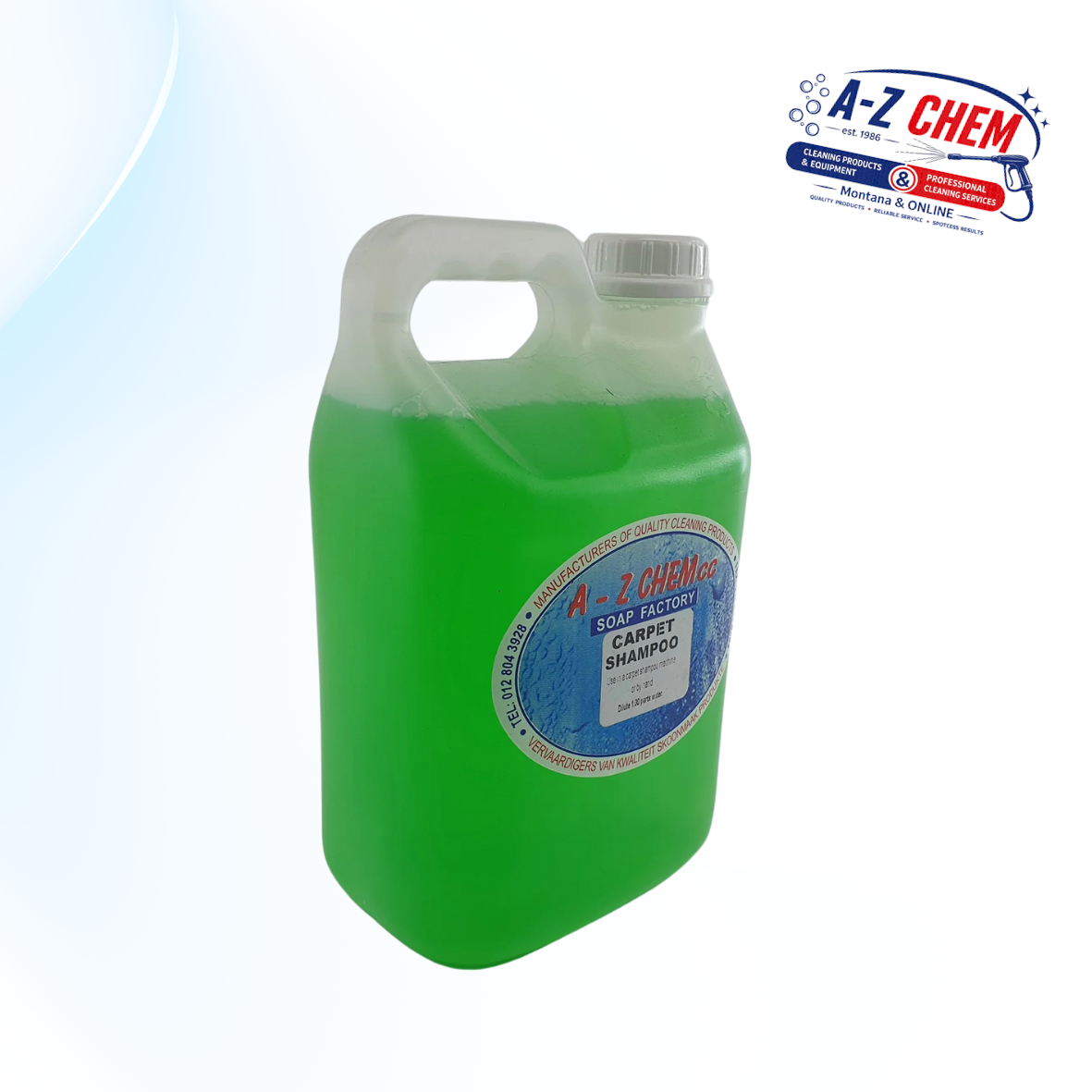 Carpet Shampoo product view 6 from A-Z Chem South Africa