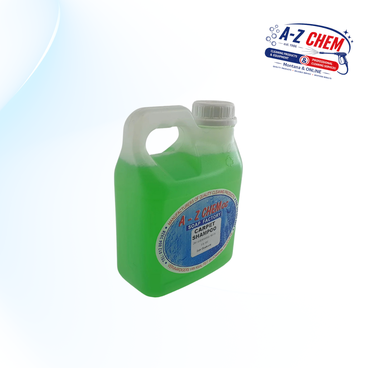 Carpet Shampoo product view 7 from A-Z Chem South Africa