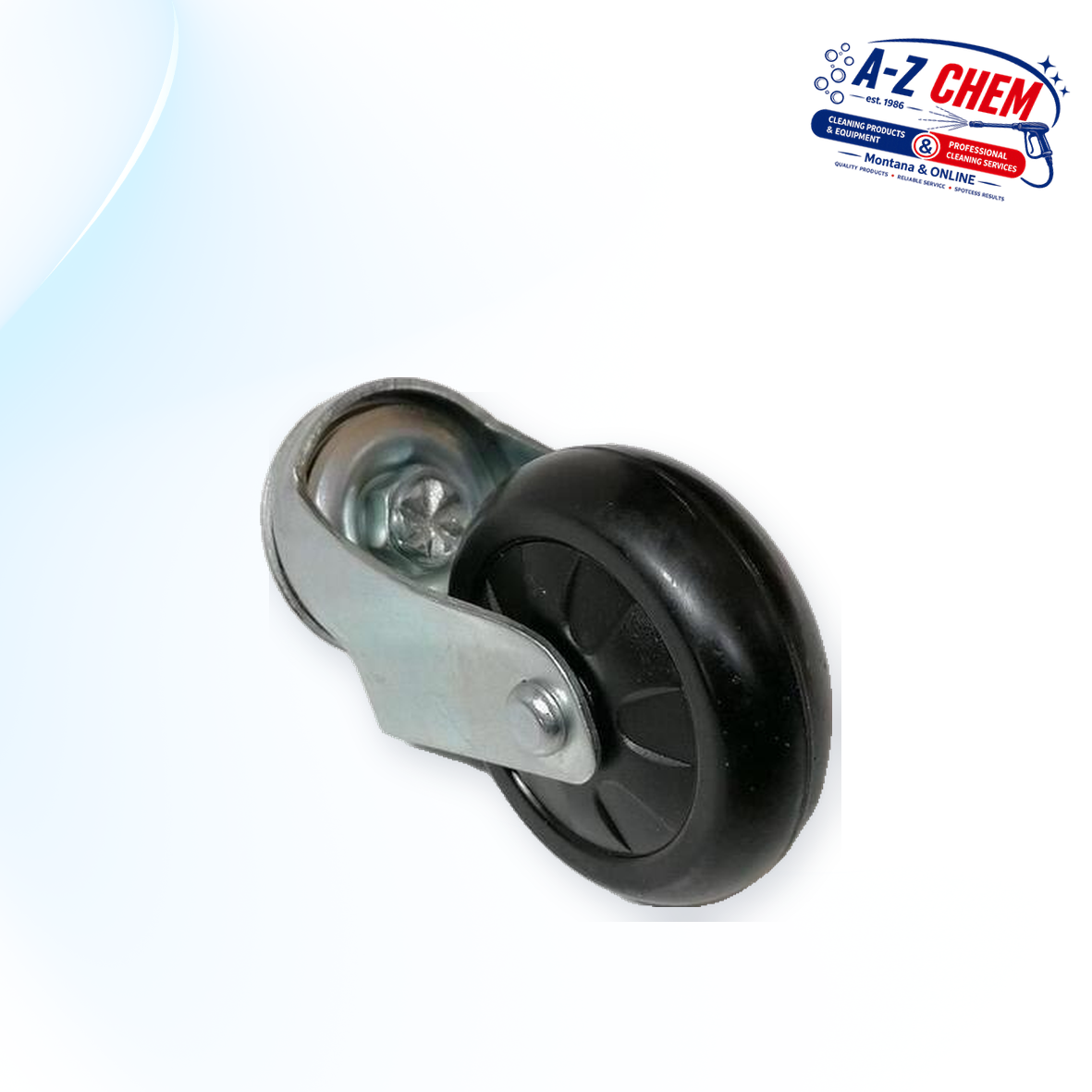 Castor and Wheel for the Sweeper - Floor Cleaning Machine Part - product detail view 2 - A-Z Chem South Africa