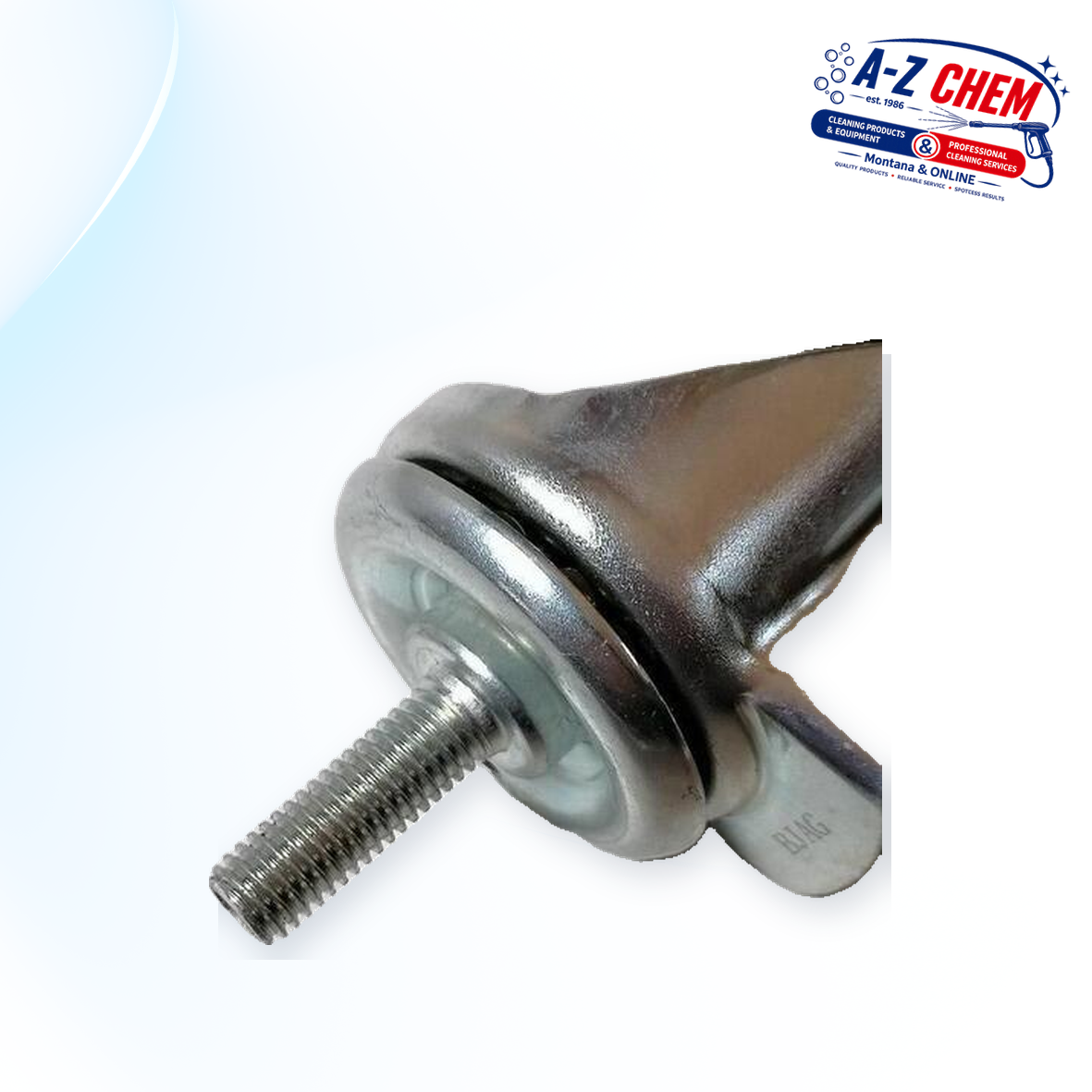Castor and Wheel for the Sweeper - Floor Cleaning Machine Part - product detail view 3 - A-Z Chem South Africa