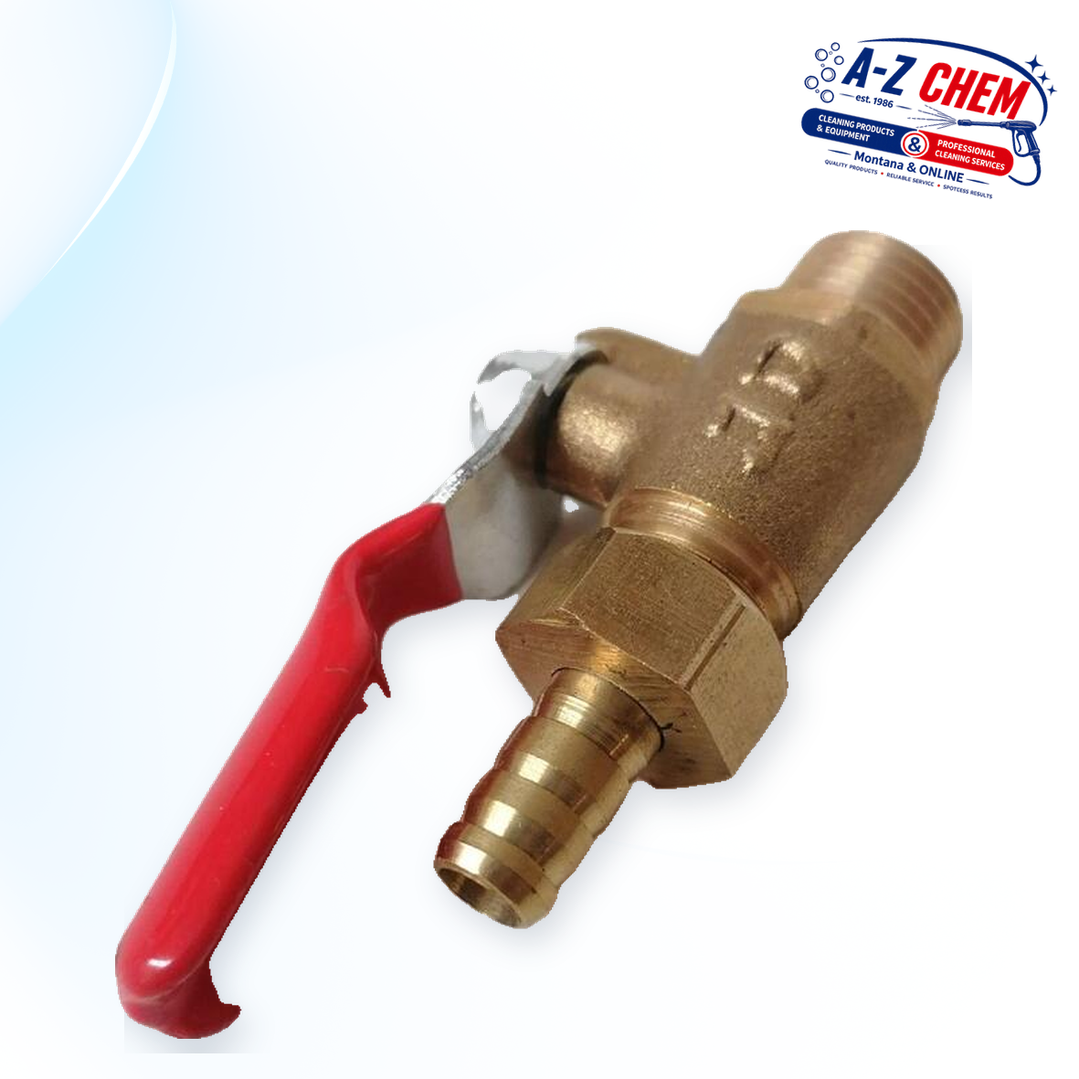 1/4 inch compressor ball valve with 6mm crimp end – view 1