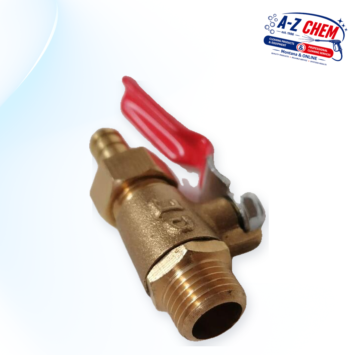1/4 inch compressor ball valve with 6mm crimp end – view 3