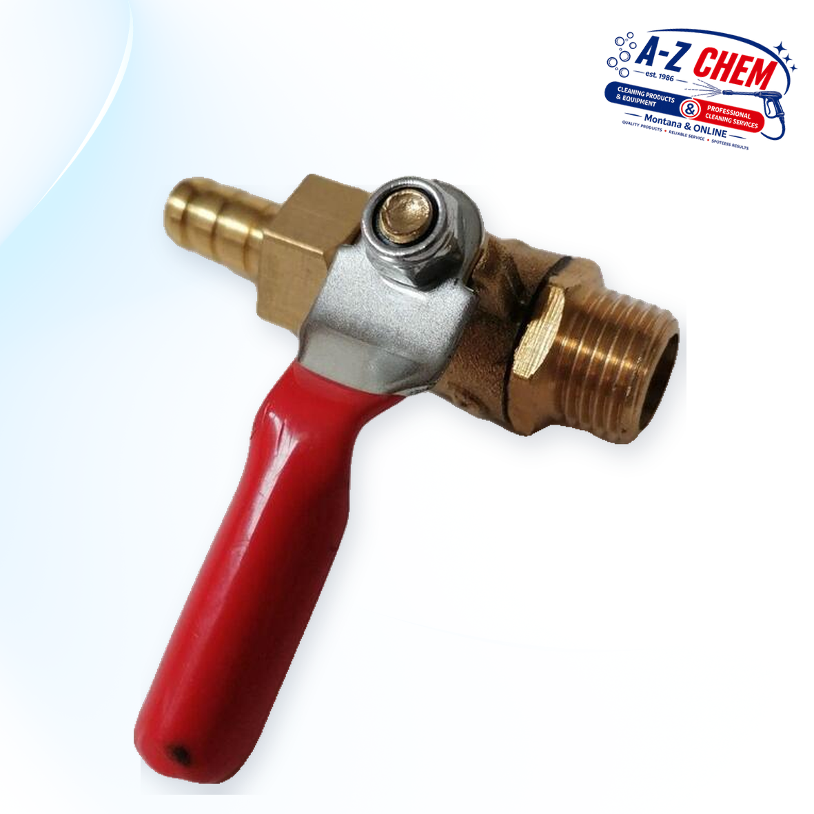 1/4 inch compressor ball valve with 6mm crimp end – view 4