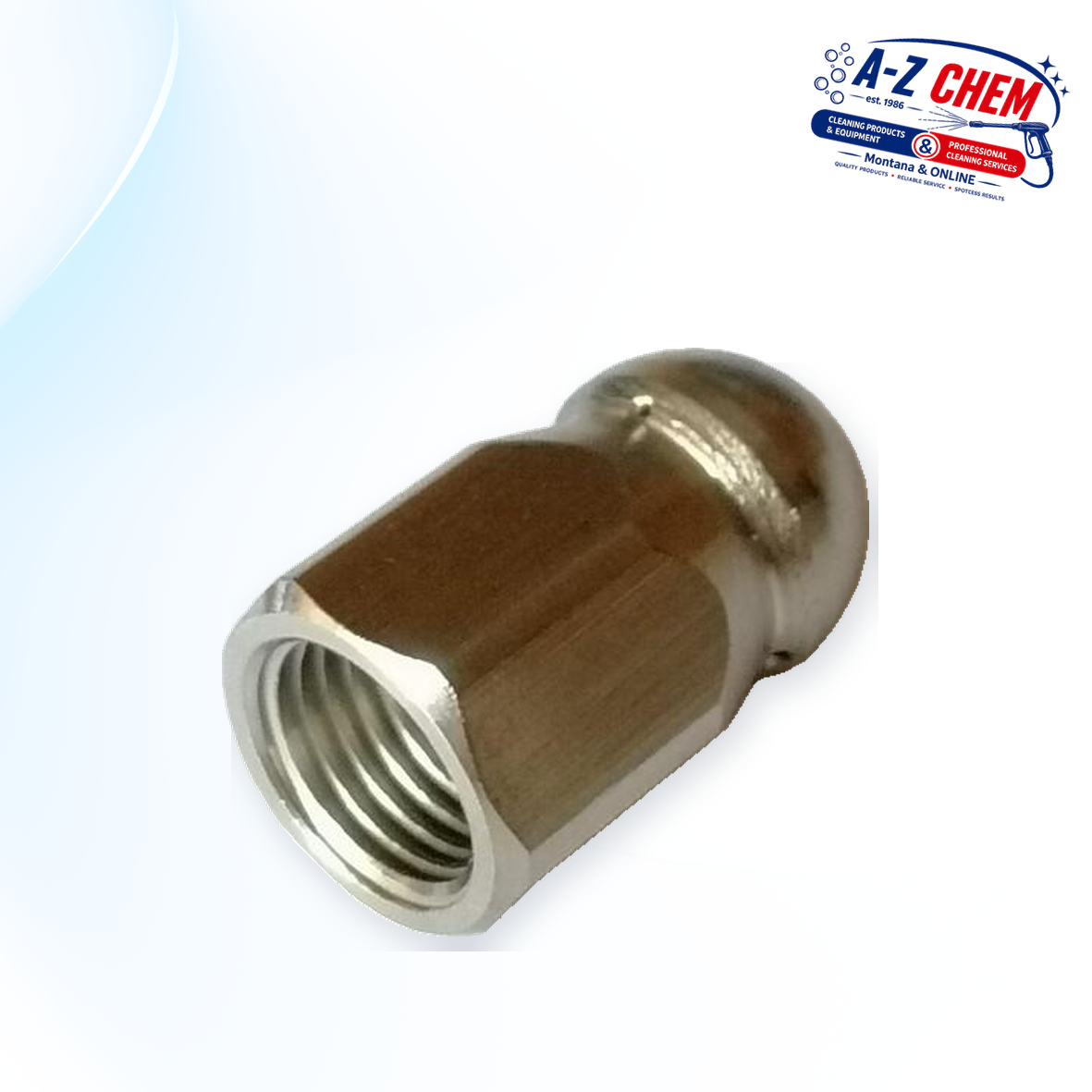 Drain Cleaning High-Pressure Nozzle - product detail view 3 - A-Z Chem South Africa