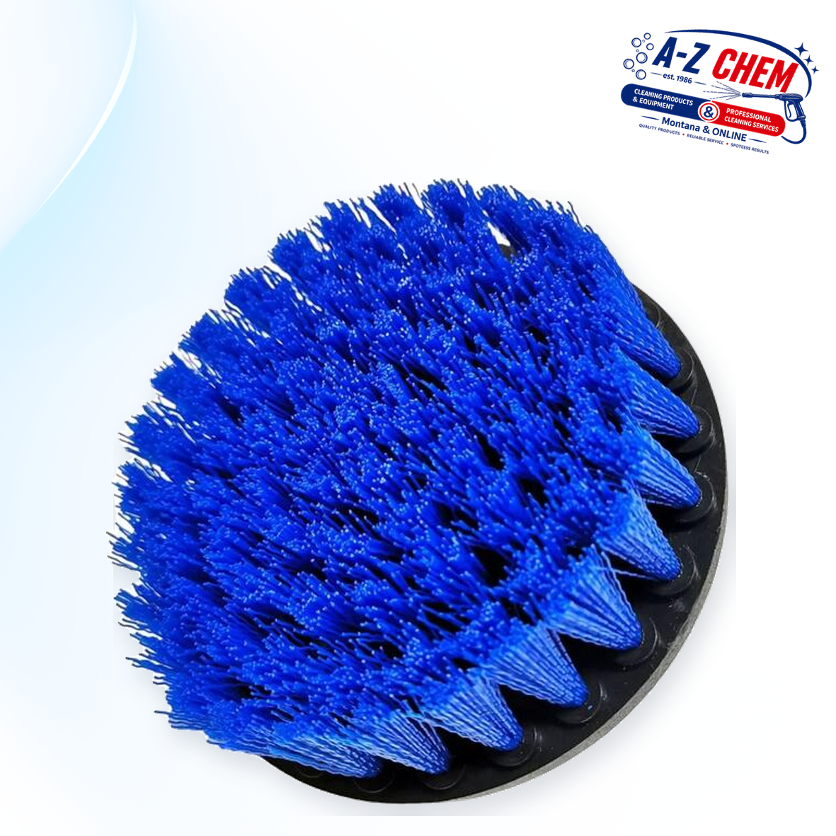 Drill Brush Set with 4 Different Pieces - Carpet Cleaning Machine Accessory - product detail view 2 - A-Z Chem South Africa