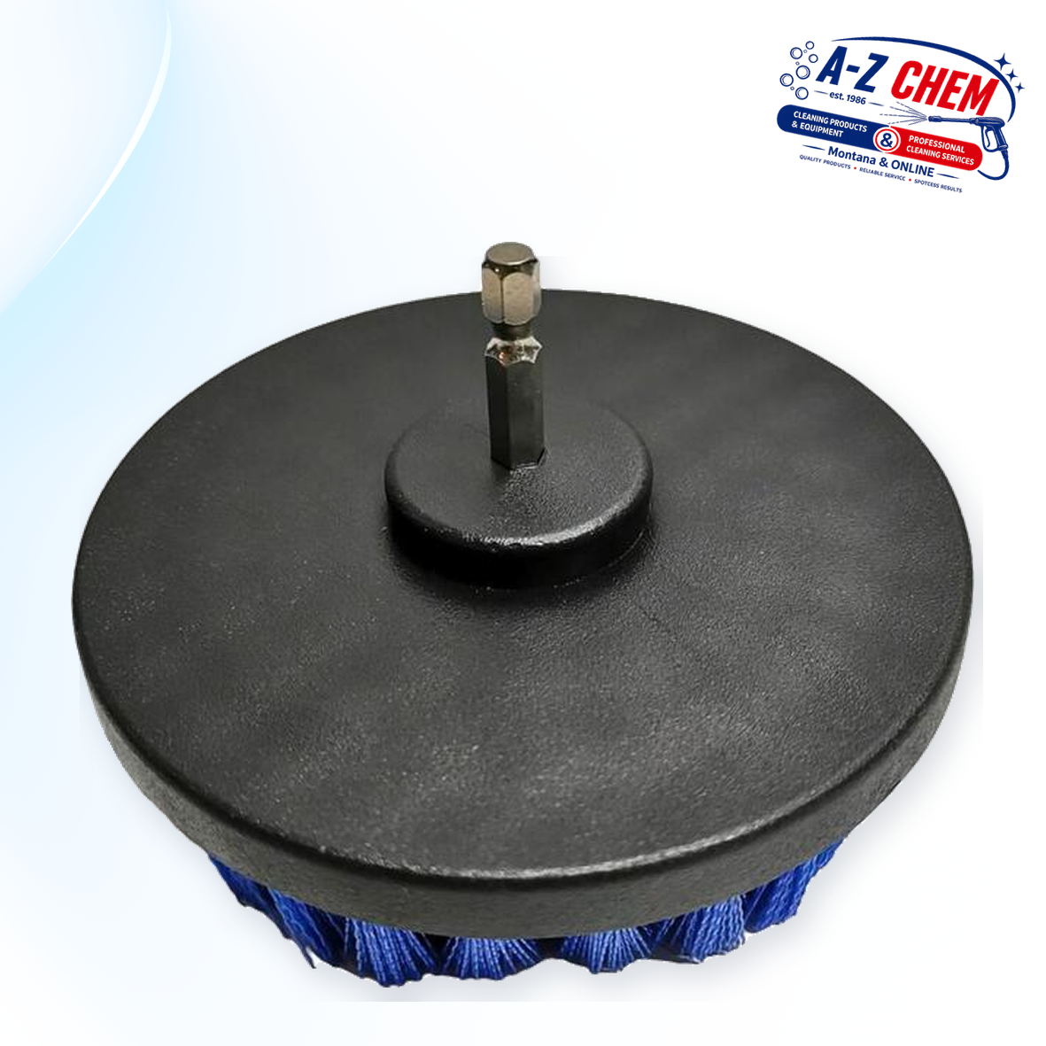 Drill Brush Set with 4 Different Pieces - Carpet Cleaning Machine Accessory - product detail view 3 - A-Z Chem South Africa