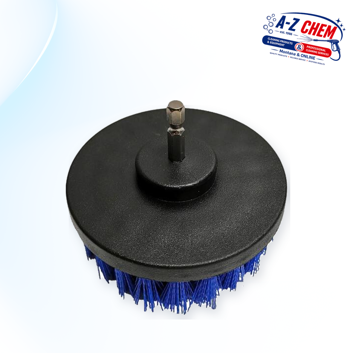 Drill Brush Set with 4 Different Pieces - Carpet Cleaning Machine Accessory - product detail view 5 - A-Z Chem South Africa
