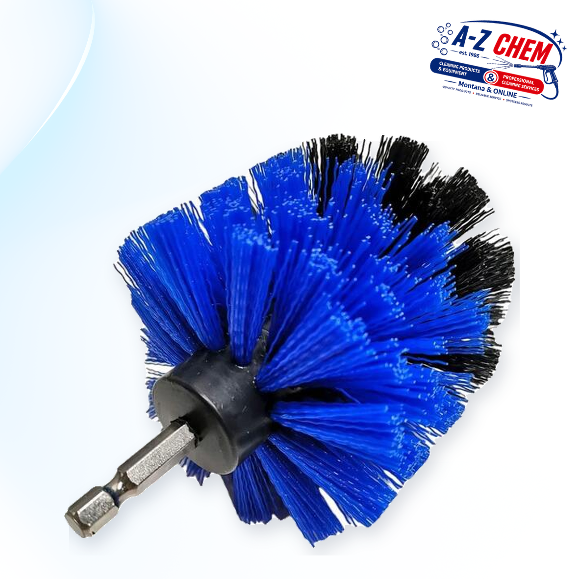 Drill Brush Set with 4 Different Pieces - Carpet Cleaning Machine Accessory - product detail view 9 - A-Z Chem South Africa