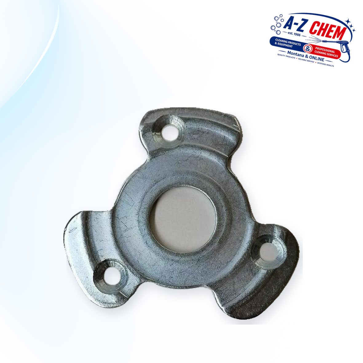 Drive Plate for the Metal Catchplate of the Scrubbing Machine - Floor Cleaning Machine Part - product detail view 2 - A-Z Chem South Africa