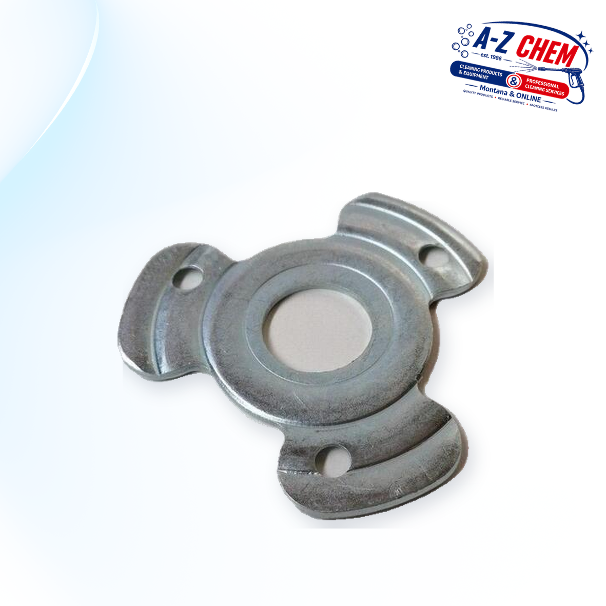 Drive Plate for the Metal Catchplate of the Scrubbing Machine - Floor Cleaning Machine Part - product detail view 3 - A-Z Chem South Africa