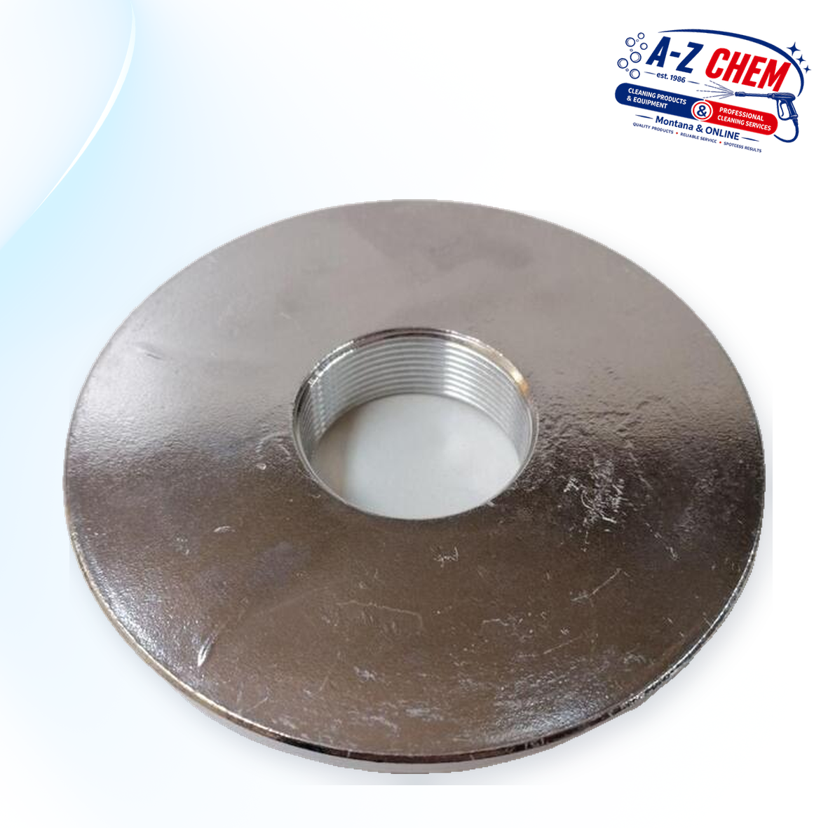 Drive Plate for the Plastic Catchplate of the Scrubbing Machine - Floor Cleaning Machine Part - product detail view 3 - A-Z Chem South Africa