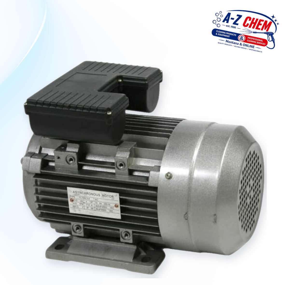 Electric Motor for the 2.2kW High-Presure Machine - High-Pressure Cleaner Part - main product view - A-Z Chem South Africa
