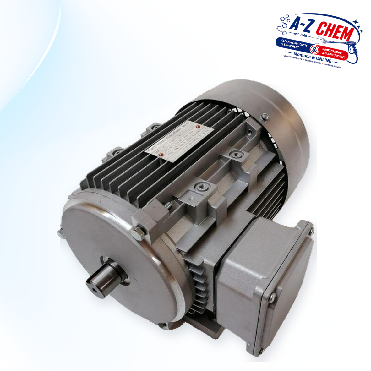 Electric Motor for the 4kW High-Pressure Machine - main product view - A-Z Chem South Africa