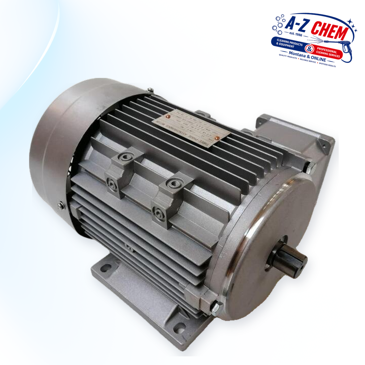 Electric Motor for the 4kW High-Pressure Machine - product detail view 2 - A-Z Chem South Africa