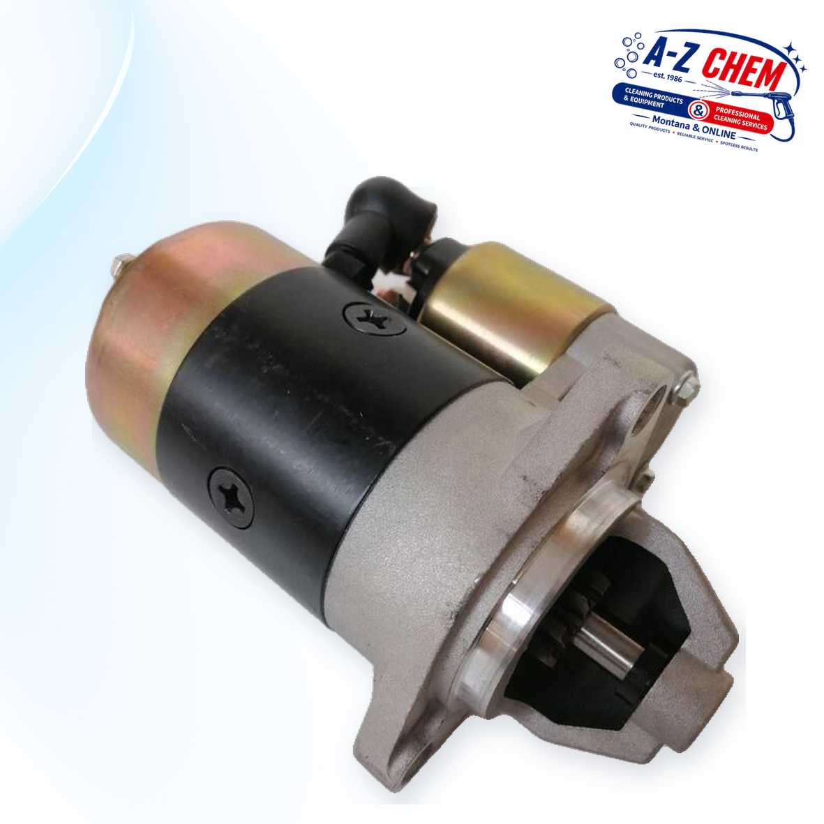 Electrical Starter for the 10HP Diesel Engine - High-Pressure Cleaner Part - main product view - A-Z Chem South Africa