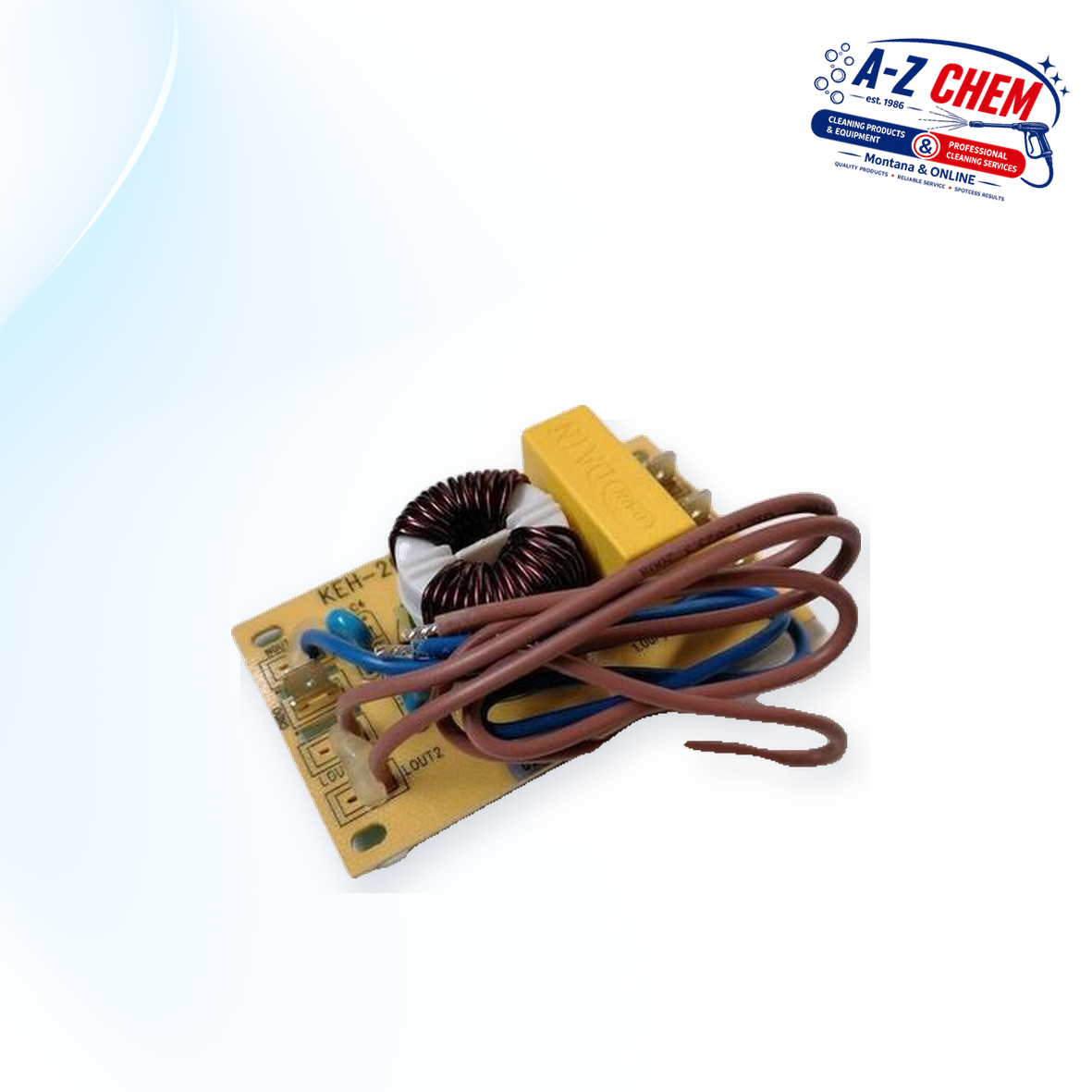 Electronic RF-filtering Unit for 70L Vacuum Cleaner - main product view - A-Z Chem South Africa