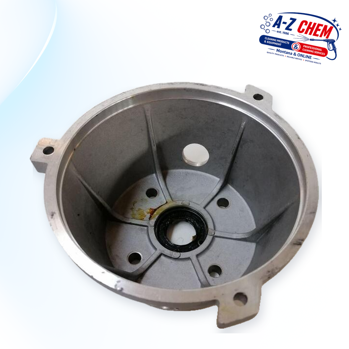 Flange for the 2.2kW and 3kW High-pressure Pumps - product detail view 2 - A-Z Chem South Africa