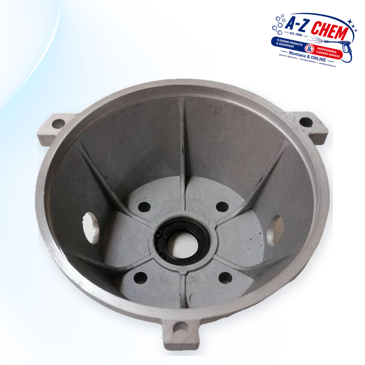 Flange for the 4kW High Pressure Pump - product detail view 2 - A-Z Chem South Africa