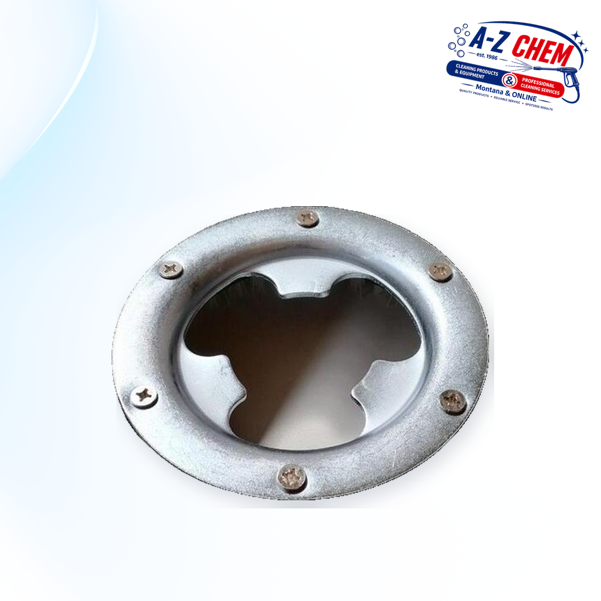 Floor Brush Metal Catchplate for the Rotary - product detail view 4 - A-Z Chem South Africa