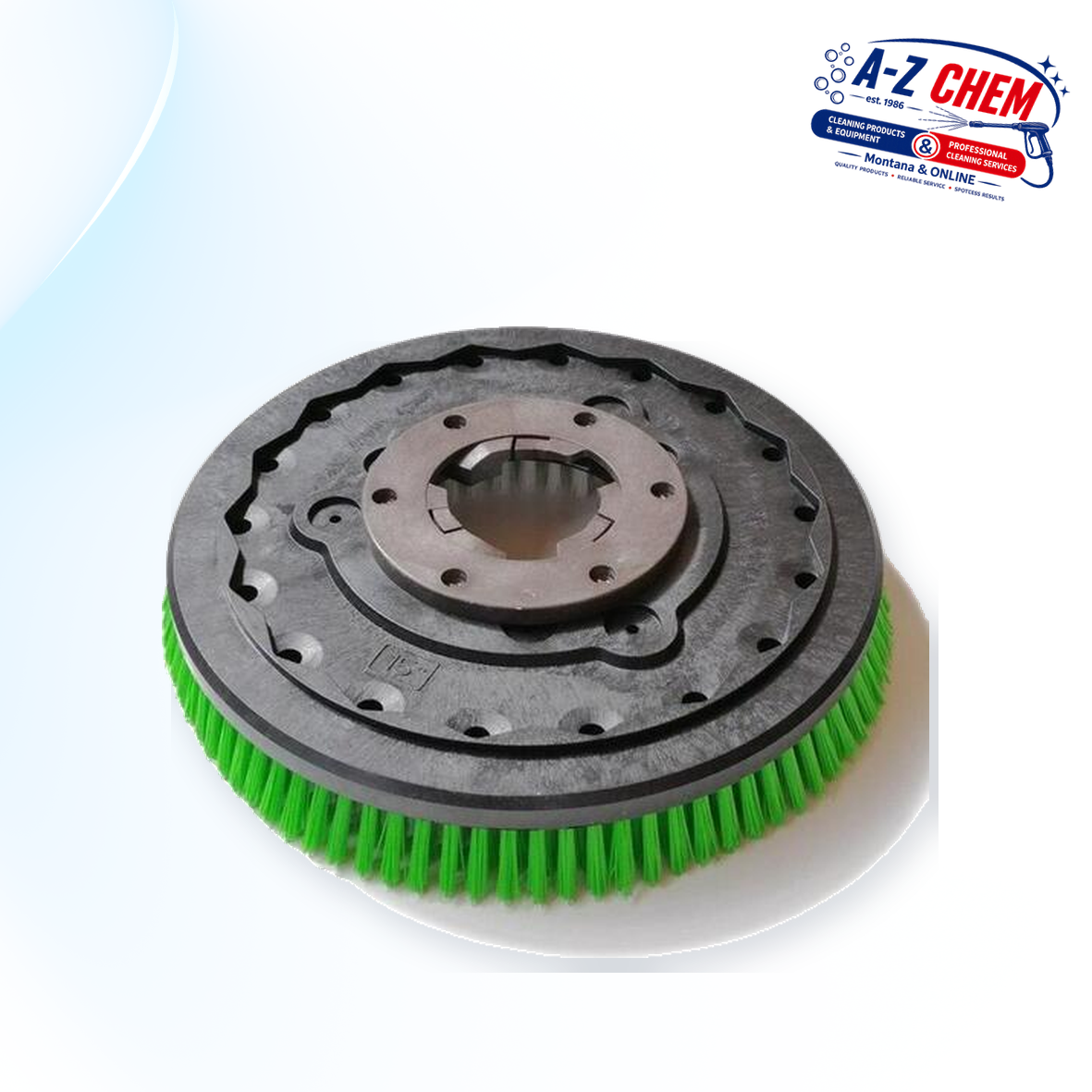 Floor Brush Plastic Catchplate for the Rotary - product detail view 3 - A-Z Chem South Africa