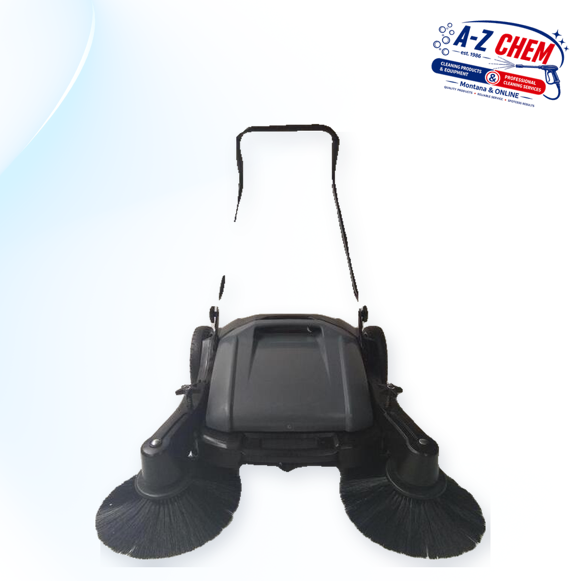 Floor Sweeper with Side Brushes - product detail view 3 - A-Z Chem South Africa