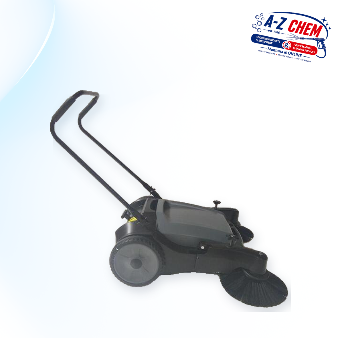 Floor Sweeper with Side Brushes - product detail view 5 - A-Z Chem South Africa