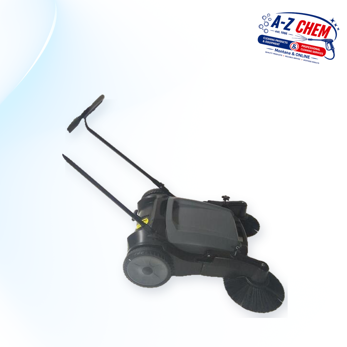 Floor Sweeper with Side Brushes - product detail view 6 - A-Z Chem South Africa