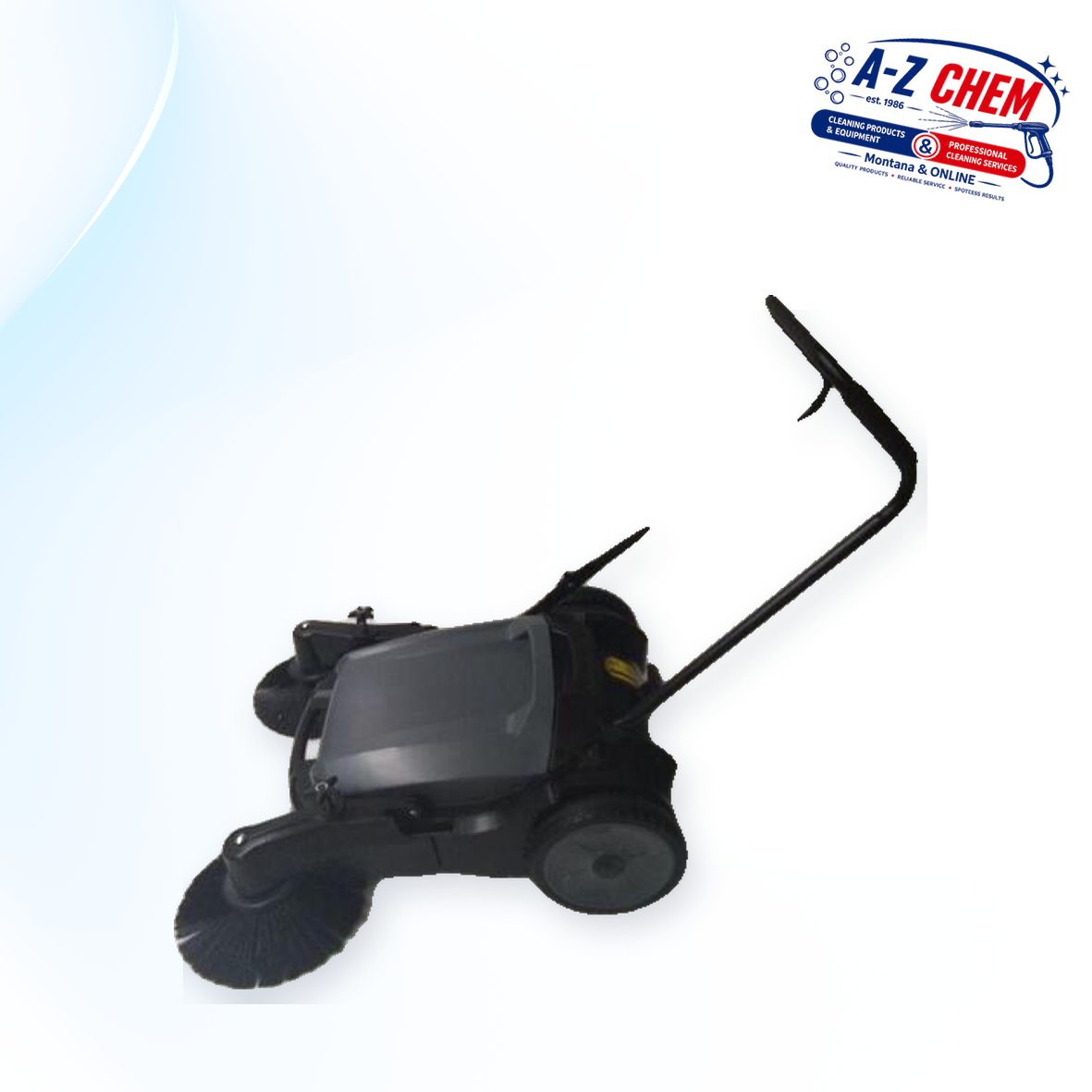 Floor Sweeper with Side Brushes - product detail view 7 - A-Z Chem South Africa