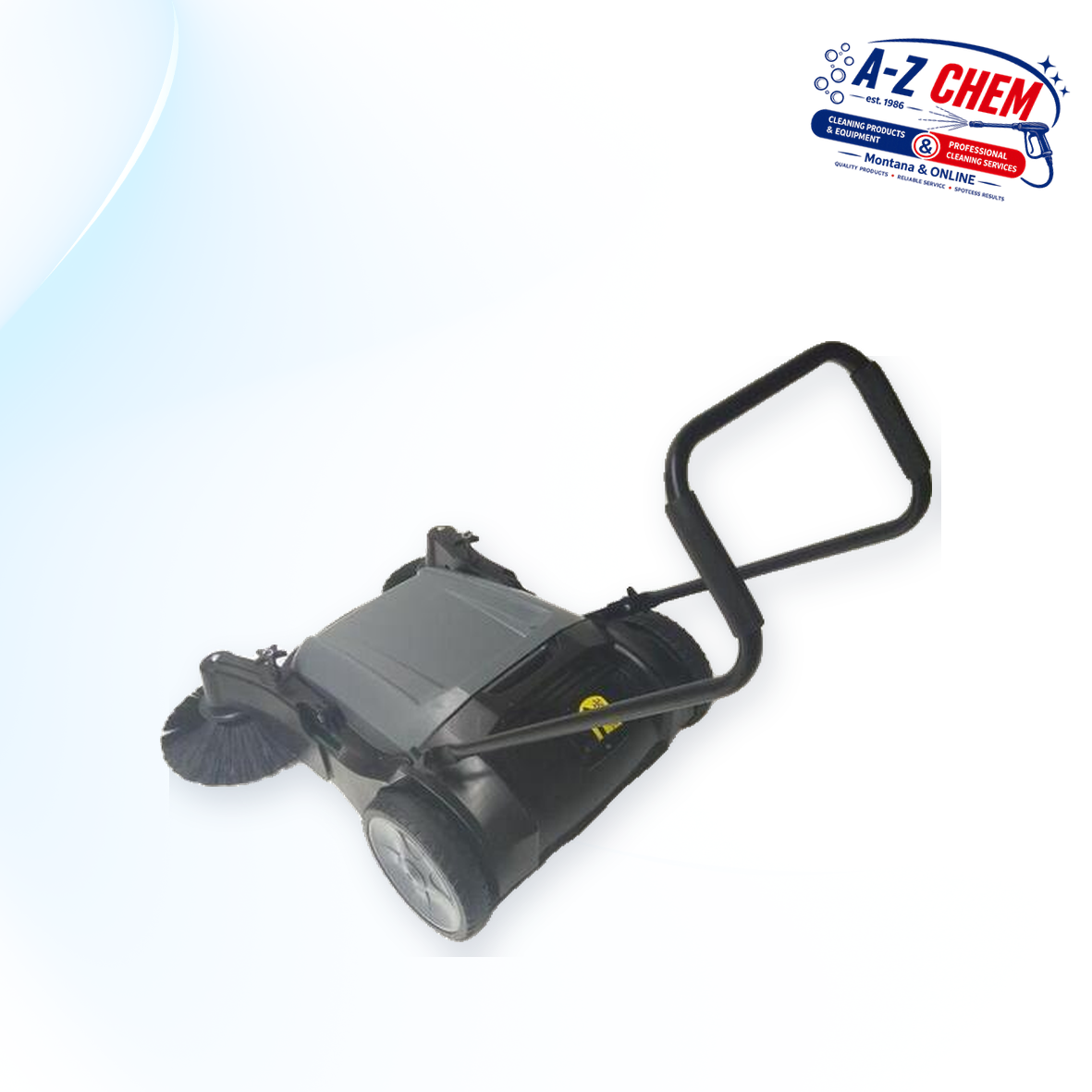 Floor Sweeper with Side Brushes - product detail view 8 - A-Z Chem South Africa