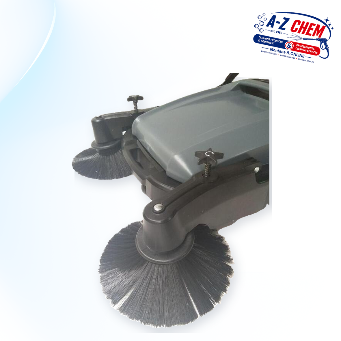Floor Sweeper with Side Brushes - product detail view 9 - A-Z Chem South Africa