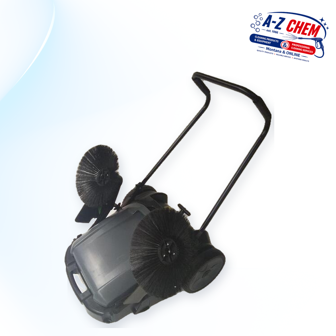 Floor Sweeper with Side Brushes - product detail view 13 - A-Z Chem South Africa