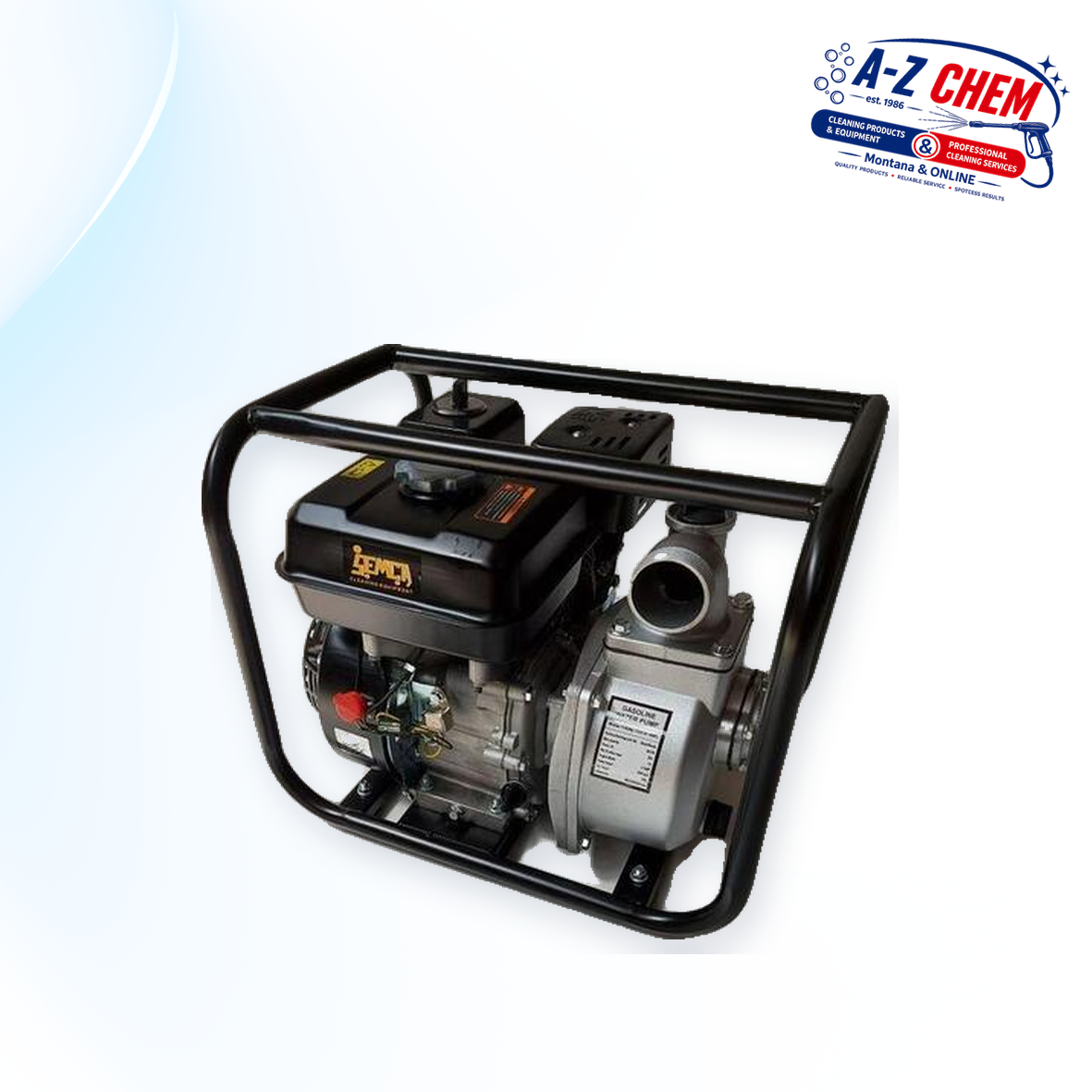 Gasoline Water Pump (50mm) Complete - main product view - A-Z Chem South Africa