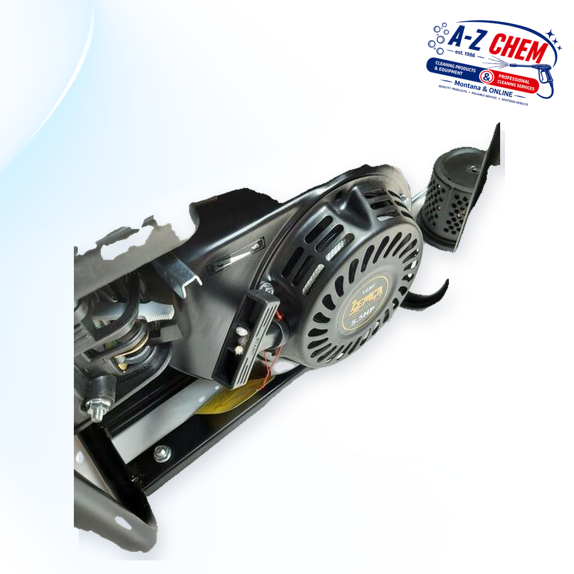 Gasoline Water Pump (50mm) Complete - product detail view 3 - A-Z Chem South Africa
