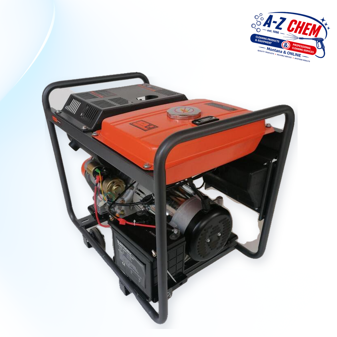 5kW diesel generator with electric and recoil start – view 3