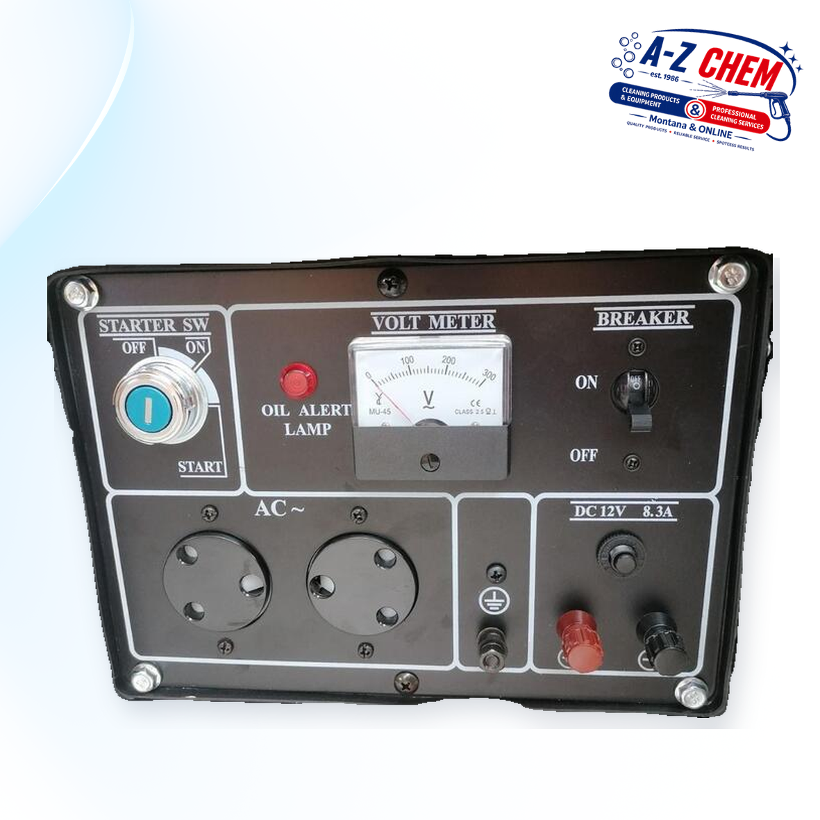 5kW diesel generator with electric and recoil start – view 7