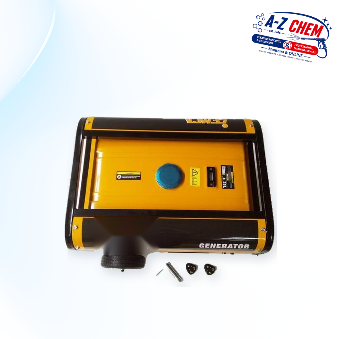 5kW petrol generator with electric and recoil start – view 4