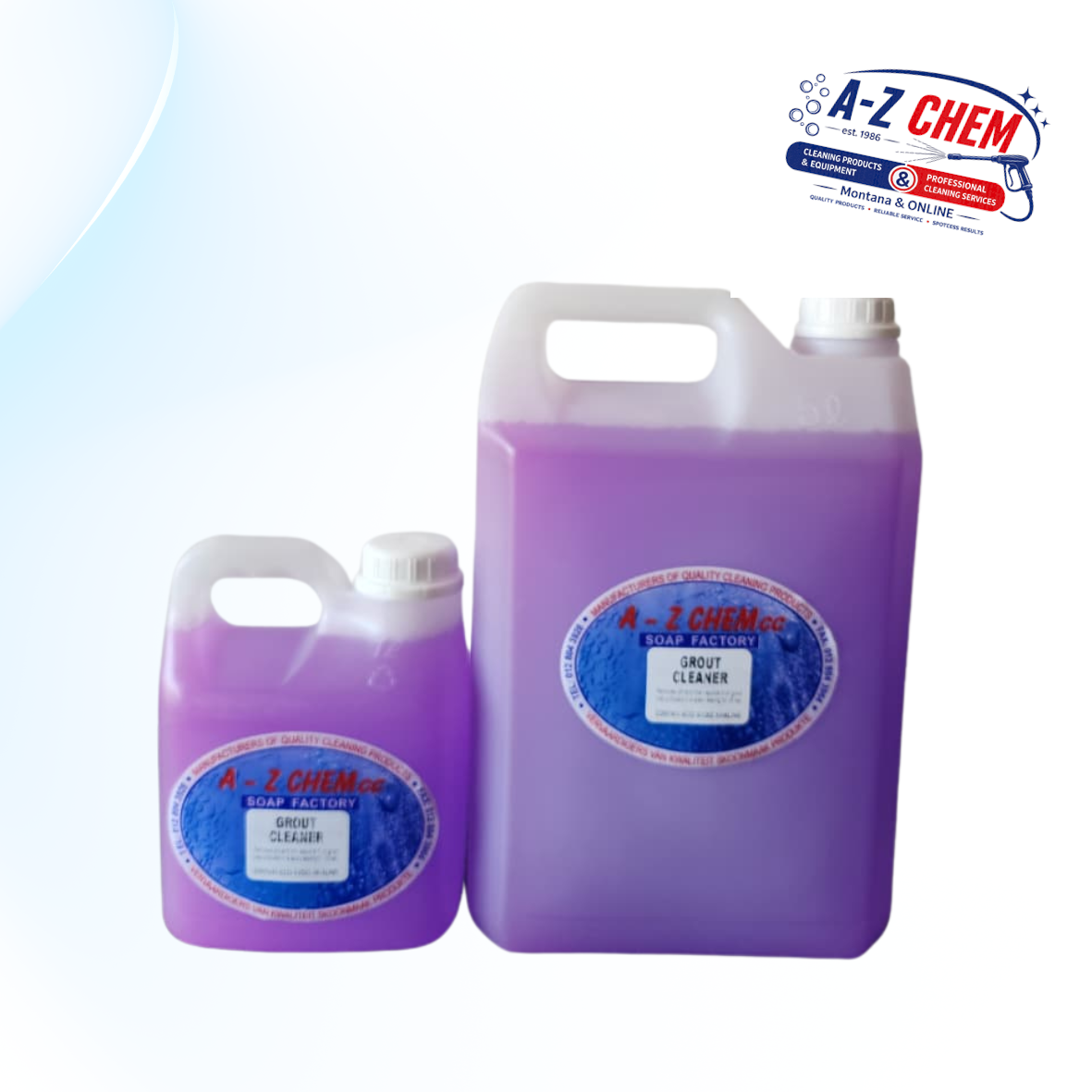 Grout Cleaner cleaning product from A-Z Chem South Africa