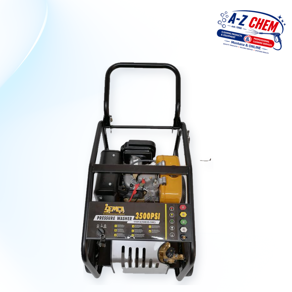 High Pressure Washer 10 Horsepower Diesel - product detail view 2 - A-Z Chem South Africa
