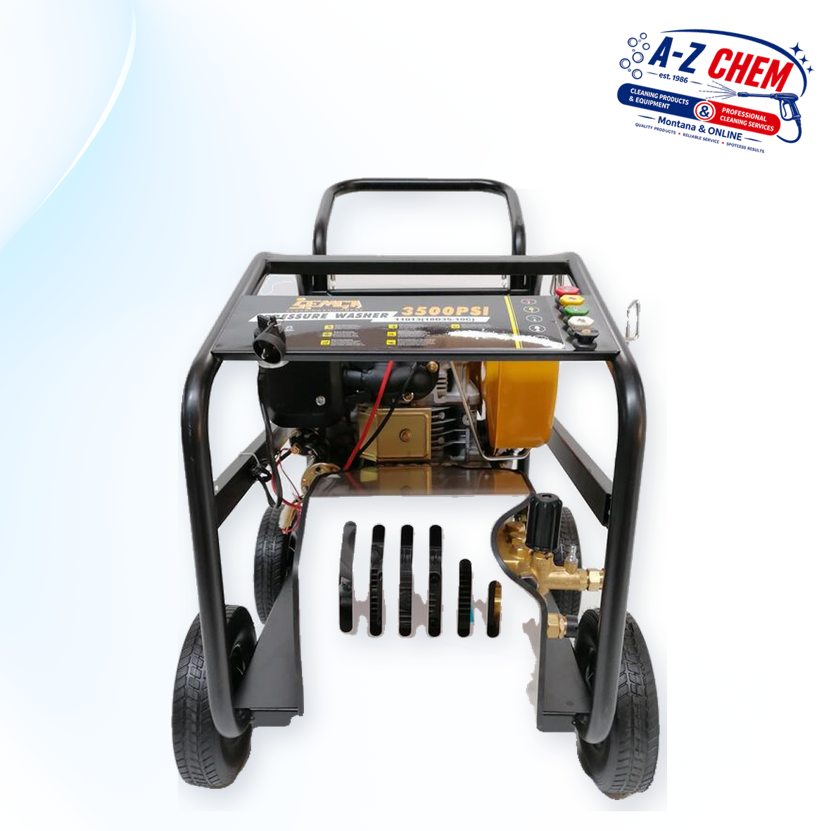 High Pressure Washer 10 Horsepower Diesel - product detail view 3 - A-Z Chem South Africa