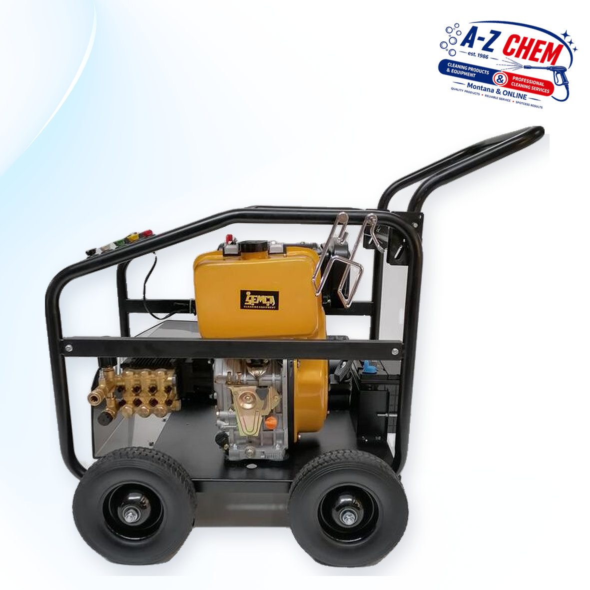 High Pressure Washer 10 Horsepower Diesel - product detail view 4 - A-Z Chem South Africa