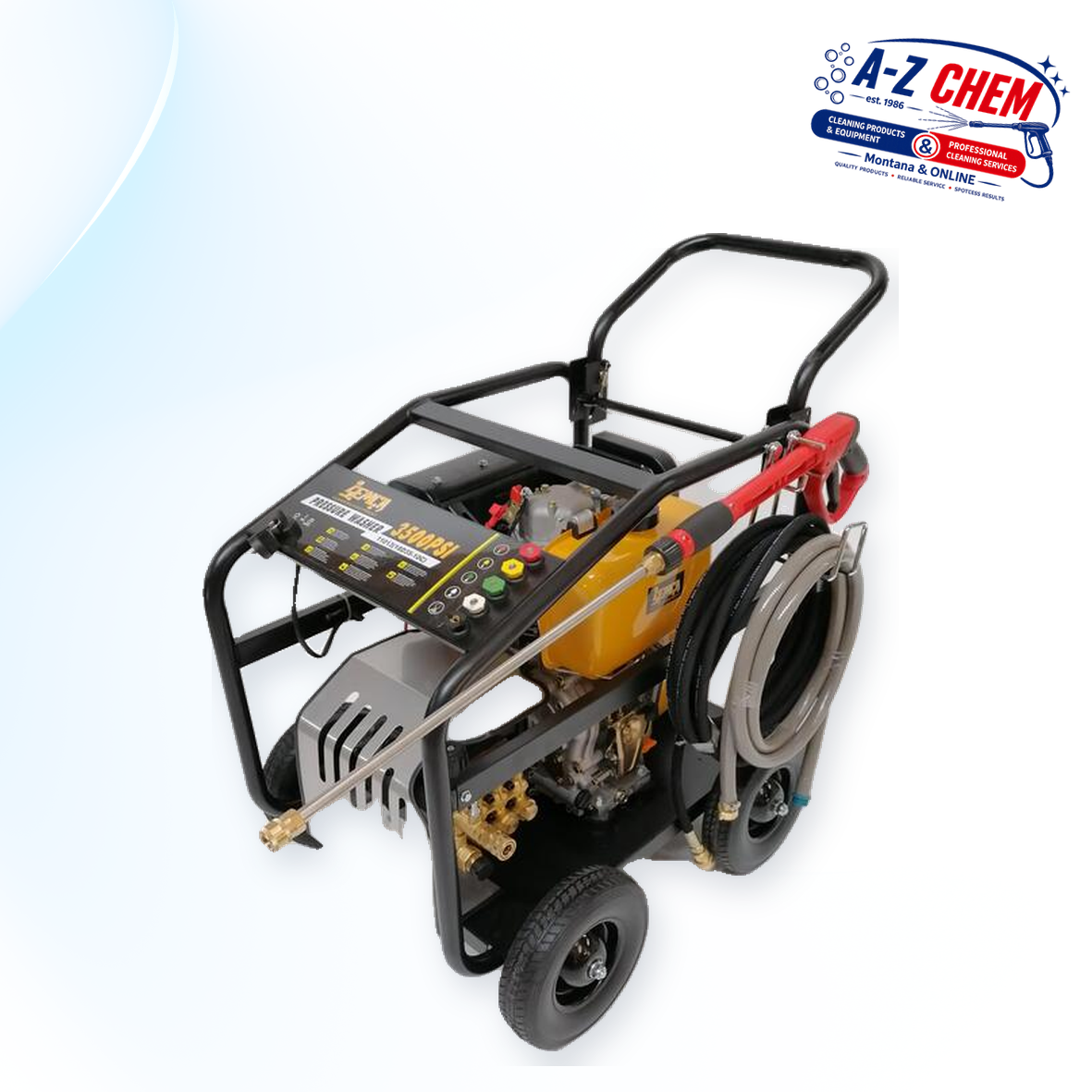 High Pressure Washer 10 Horsepower Diesel - product detail view 9 - A-Z Chem South Africa