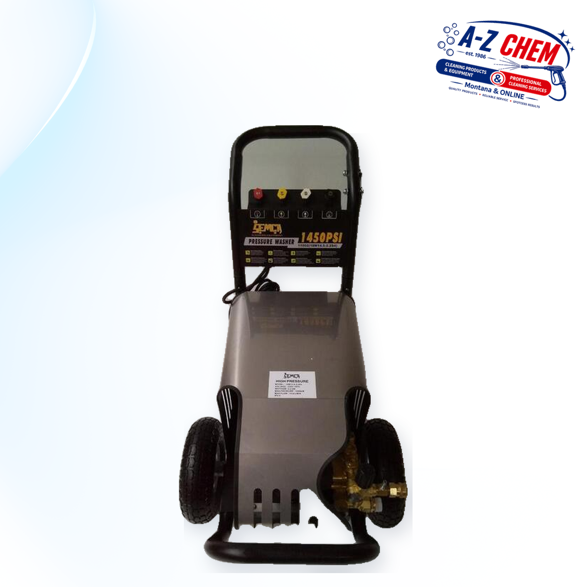 High Pressure Washer 220V 2.2kW - product detail view 2 - A-Z Chem South Africa