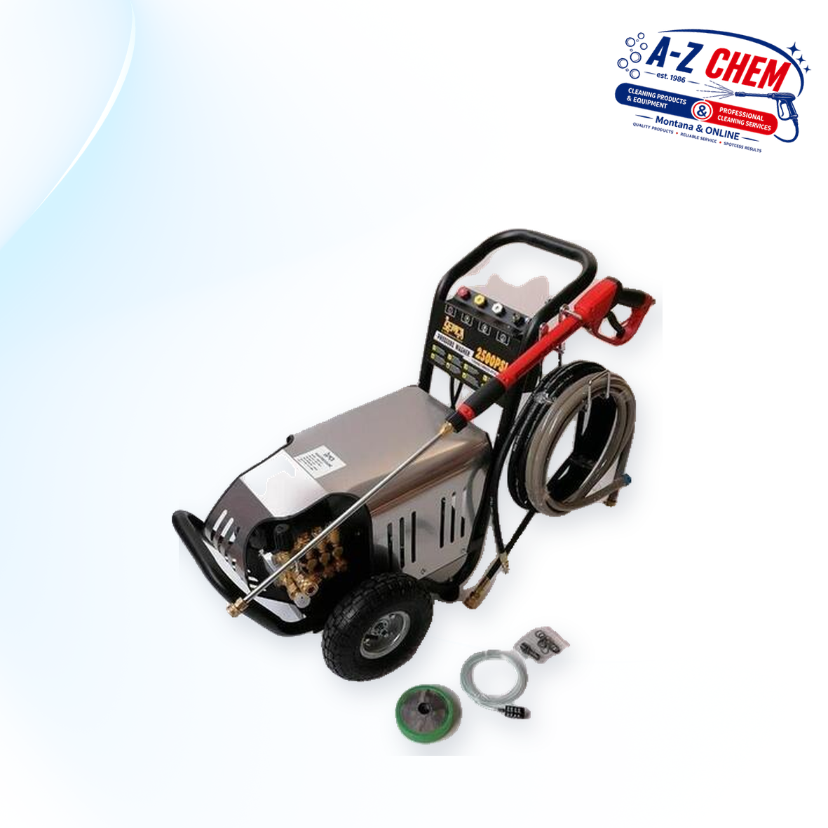 High Pressure Washer 380V 4kW - main product view - A-Z Chem South Africa