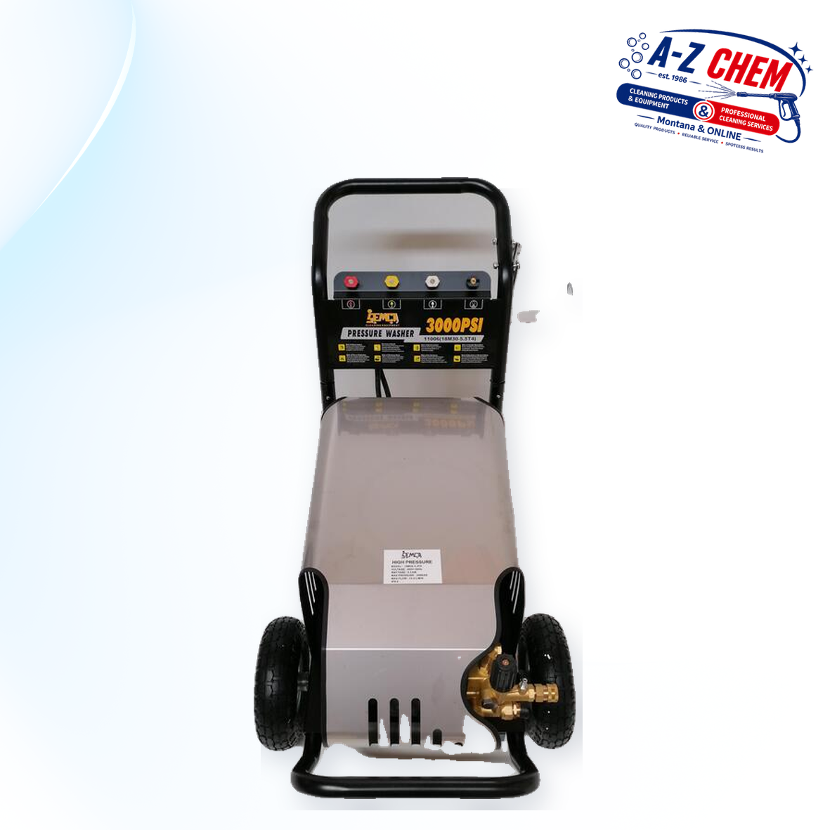 High Pressure Washer 380V 5.5kW - product detail view 2 - A-Z Chem South Africa