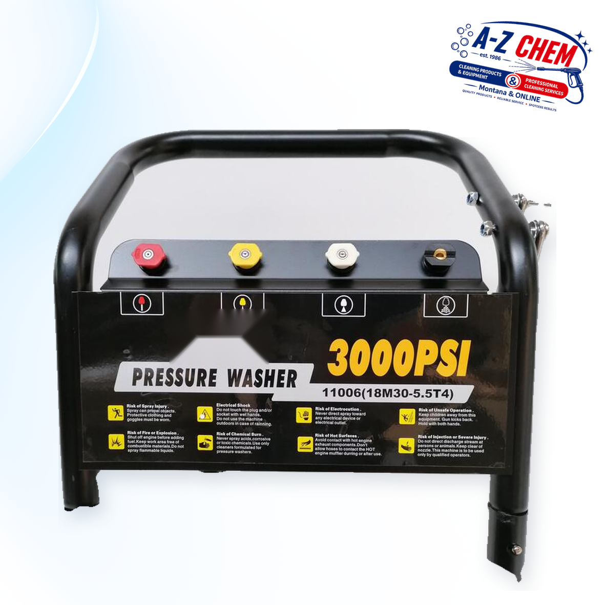 High Pressure Washer 380V 5.5kW - product detail view 6 - A-Z Chem South Africa