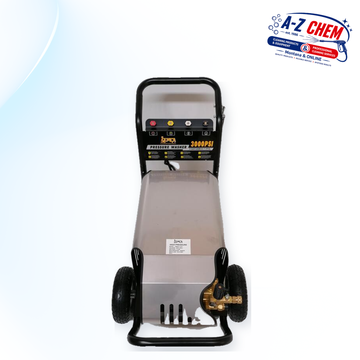 High Pressure Washer 380V 7.5kW - product detail view 2 - A-Z Chem South Africa